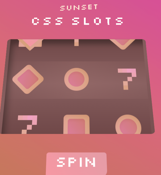 Beautiful sunset patterns